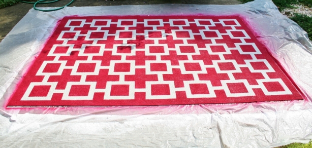 painting-a-rug-pink